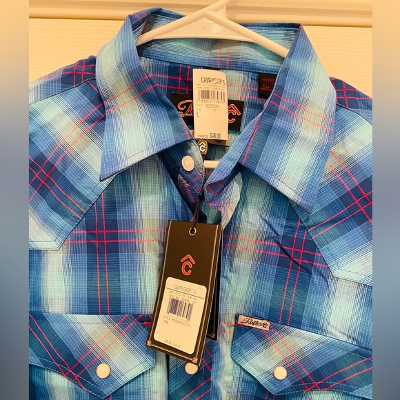 Men’s Pearl Snap/Button-Up Shirt - Picture 2 of 2